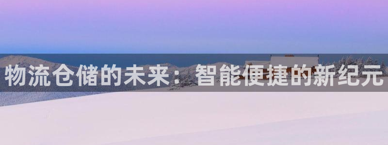 超凡国际登录不上咋回事：物流仓储的未来：智能便捷的新纪元