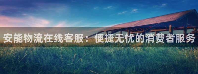 超凡国际官网注册：安能物流在线客服：